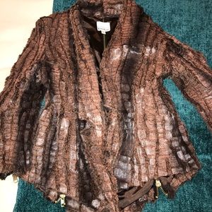 Fur coat Kardashians for Bebe